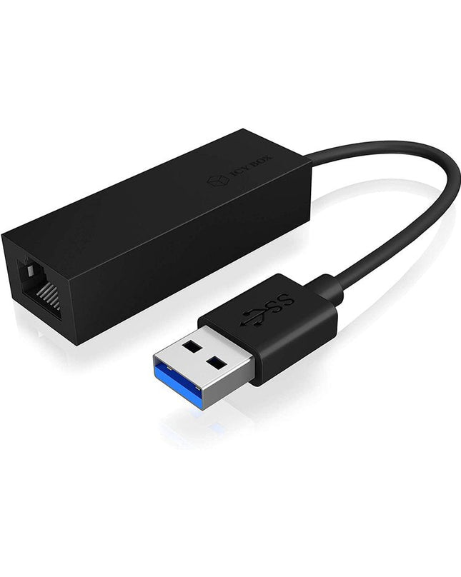 Icybox Ib-Ac501a Adaptador Ethernet Usb 3.0 > Rj-45 Negro