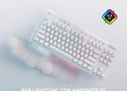 EAN 5099206100886 - Logitech G 920-010685 teclado Juego RF Wireless + Bluetooth QWERTY Español Blanco imagen 7