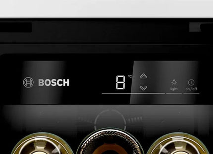 Serie Bosch Hogar Kuw20vhf0  6, Refrigerador Para Vinos Negro Kuw20vhf0