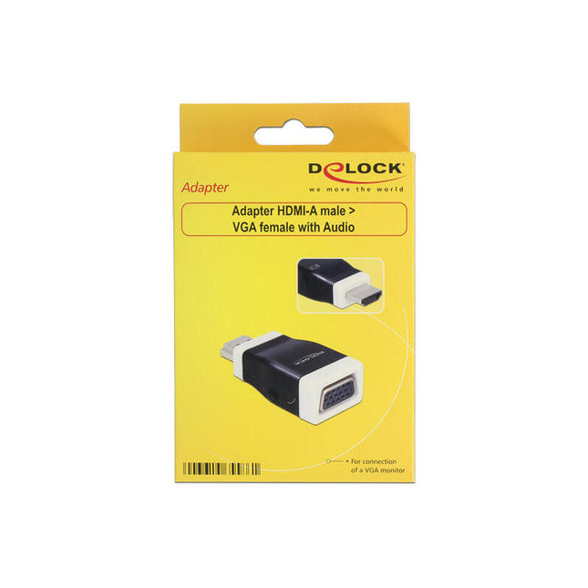 Delock Adaptador Hdmi-A Male > Vga Female With Audio