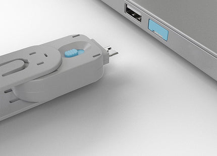 Usb Type A Port Blocker Key  Blue