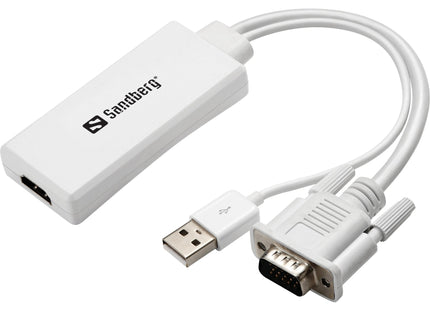 Sandberg Convertidor Vga+Audio -> Hdmi
