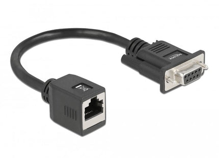 Delock Serie Rs-232/422/485 Adaptador Db9 Hembra A Rj45 Hembra