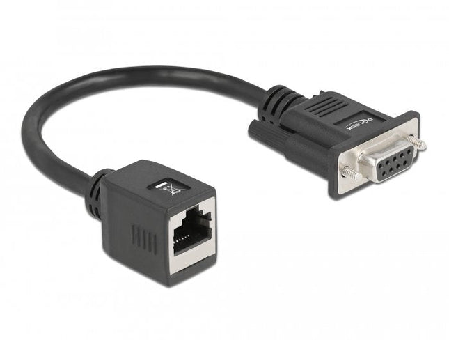 Delock Serie Rs-232/422/485 Adaptador Db9 Hembra A Rj45 Hembra