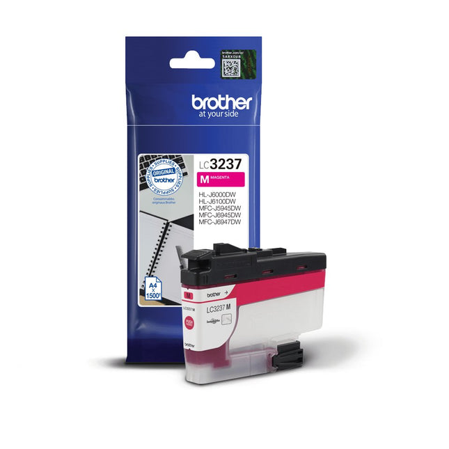 Tinta Original Brother Lc3237bk Magenta 1500pg