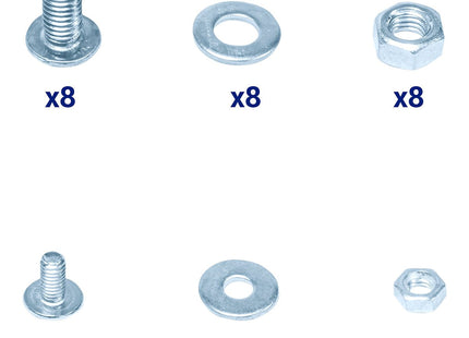 Unykach Pack De Railes Para Armario Rack 1u/2u/3u/4u