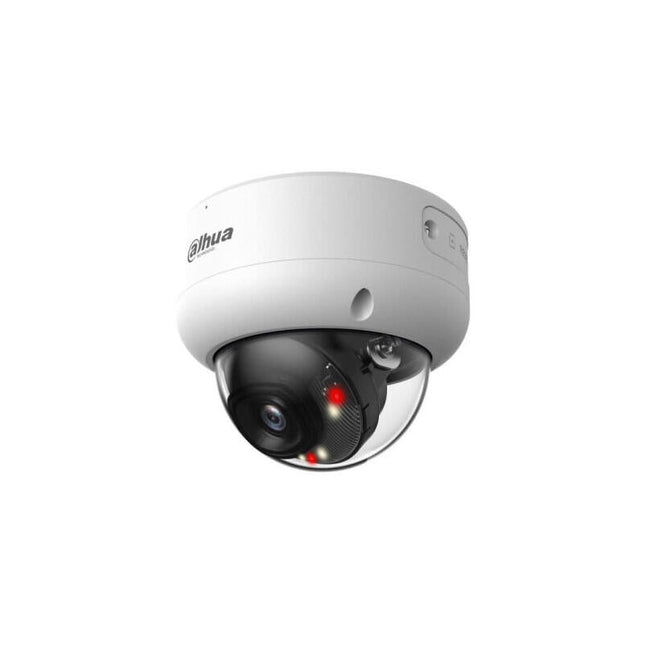 (Dh-Ipc-Hdbw3849ep-S-Il-0280b) Dahua Camara Ip Domo Antivandalica 8mp  Wizsense Smart Dual Light Acupick Inteligencia Artificial Led Ir Wdr, Micro Integrado, Fija 2.8mm
