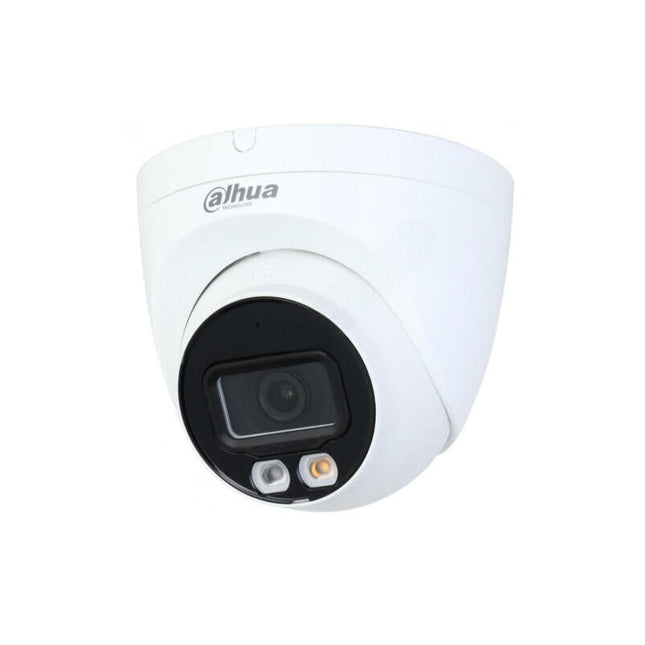 (Dh-Ipc-Hdw2449tp-S-Led-0280b) Dahua Cámara Ip Turret Serie 2 4mp Full Color, Wizsense, Ip67, Ir 30m, Micro Incorporado, Ranura Hasta 256gb Sd 2.8mm