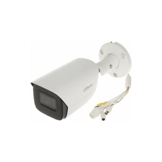 (Dh-Ipc-Hfw5442ep-Ase-0280b-S3) Dahua Cámara Ip Bullet Wizmind Serie 5 4mp Con Inteligencia Artificial Acupick Starlight+, Audio In/Out, Soporta Microsd 256gb, Ir Led 50m, Wdr, Optica Fija 2.8mm Epoe
