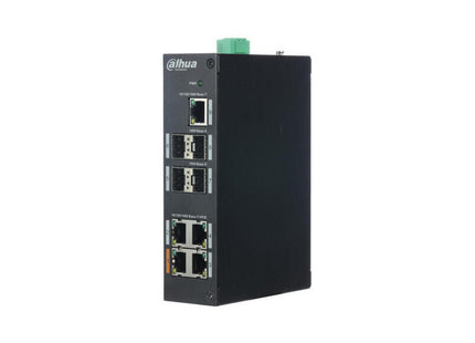 (Dh-Pfs3409-4gt-V2) Switch Poe 4 Puertos 10/100/1000 +1 Uplink Gigabit +4sfp 96w 802.3at Layer 2