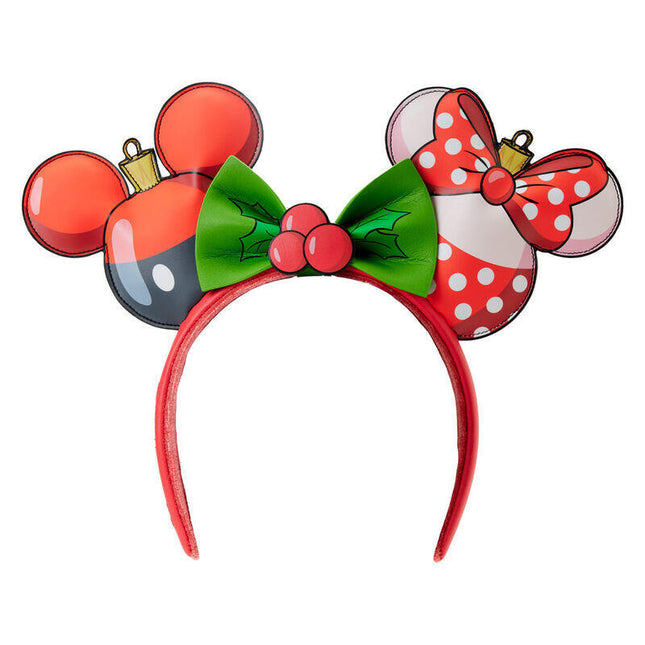 Diadema Orejas Navidad Mickey &#38; Minnie Disney Loungefly