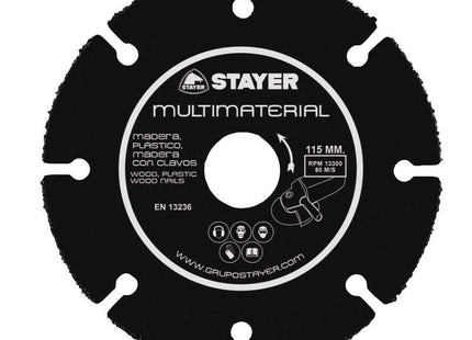Disco Corte Multimaterial Ø125 Mm