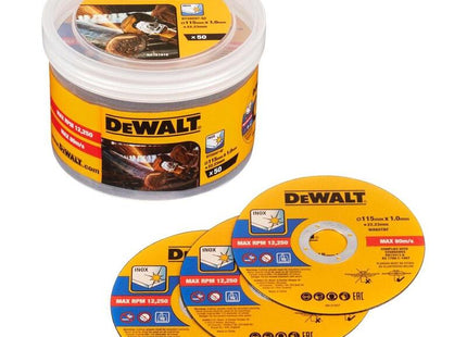 Disco Corte Ø115mm X 1mm 50unid Dt20597-Qz Dewalt