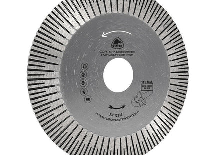 Disco Corte Y Desbaste Porcelanico Pro Ø115 Mm
