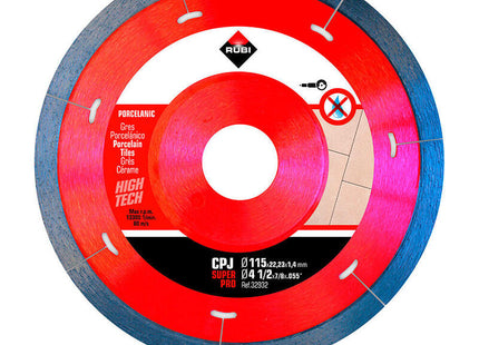 Disco De Diamante Cpj Ø115mm Superpro R32932 Rubi