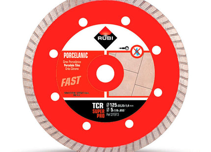 Disco De Diamante Tcr Ø125mm Superpro R31973 Rubi