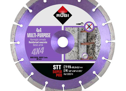 Disco Diamante Stt Ø115mm Superpro 30974 Rubi