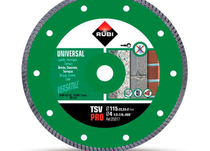 Disco Diamante Tsv Ø115mm Pro 25917 Rubi