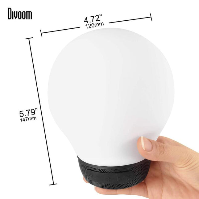 Divoom Aurabulb Altavoz + Lampara Led Multicolor Negro
