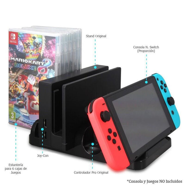 Dobe Soporte De Carga Multifuncional Nintendo Switch