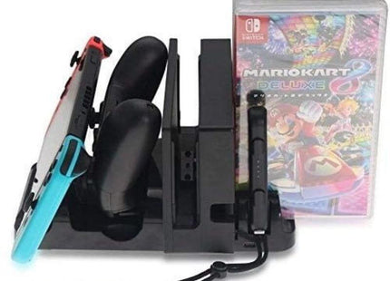 Dobe Tns-895 Soporte Carga Mandos Nintendo Switch Negro  Base De Carga