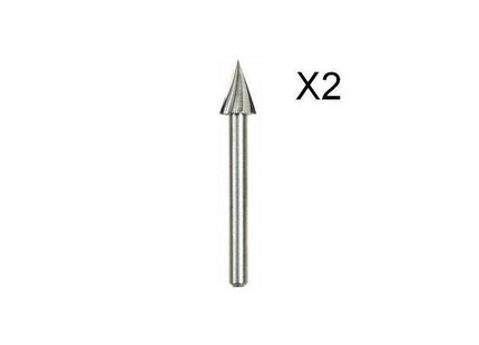 Dremel Hoja De Fresado De Alta Velocidad De 6,4 Mm (125), Cortador De Fresado 26150125ja