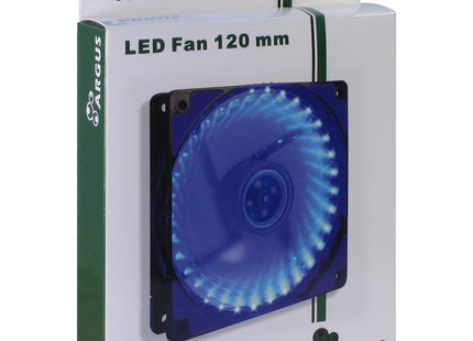 Inter-Tech L-12025 Carcasa Del Ordenador Ventilador 12 Cm Negro, Azul