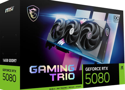 EAN 4711377292160 - MSI GAMING GEFORCE RTX 5080 16G TRIO OC tarjeta gráfica NVIDIA 16 GB GDDR7 imagen 7