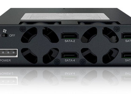 Icy Dock Mb994sp-4sb-1 Panel Bahía Disco Duro 13,3 Cm (5.25") Panel De Instalación Negro