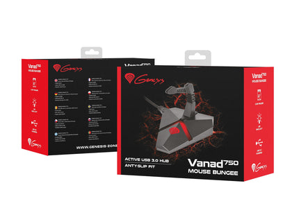 Bungee Genesis Vanad 750  Accesorio Raton Gaming