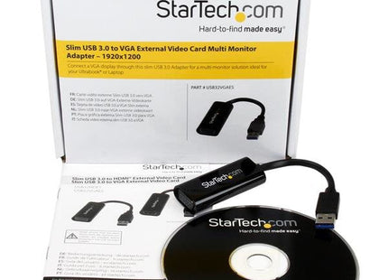 EAN 0065030854870 - StarTech.com USB32VGAES Adaptador gráfico USB 1920 x 1200 Pixeles Negro imagen 4