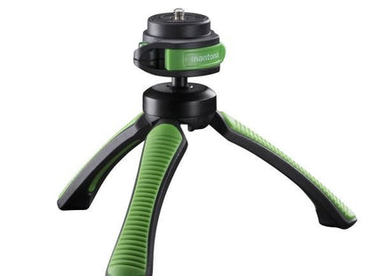 Mantona 21407 Tripode Smartphone/Cámara Digital 3 Pata(S) Negro, Verde