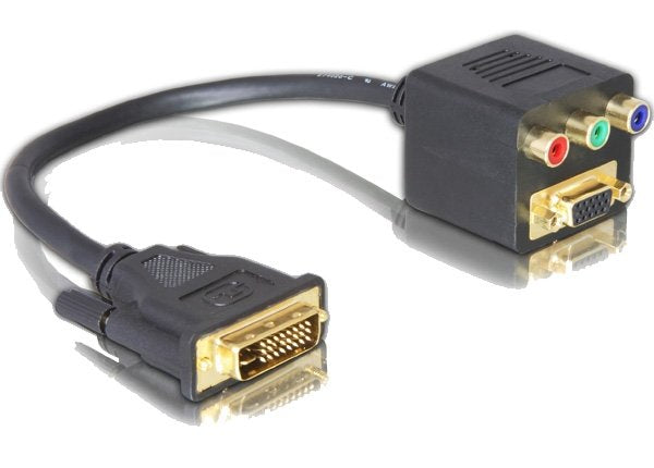Delock Adaptador Dvi29 -> Vga + 3x Cinch Jack