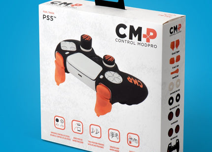 Kit Funda Silicona Fr-Tec Control Mod Pro Para Mando Ps5 Negro