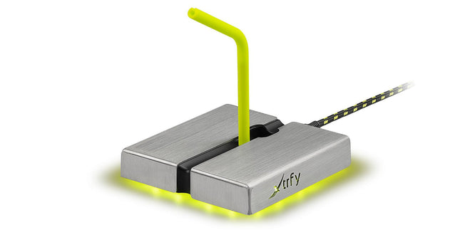 Cherry Xtrfy Zub B1 Raton Bungee Plata Amarillo Hub De Interfaz Usb 2.0