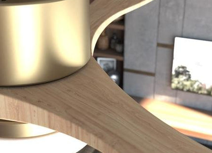 Ventilador De Techo Cecotec Energysilence Aero 5290 Golden Pro 35w 3 Aspas 132cm 5 Velocidades