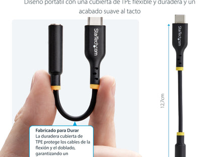 EAN 0065030898225 - StarTech.com USBCAUDIO2 cambiador de género para cable USB Type-C 2.0 3.5 mm Negro imagen 16