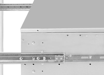 Silverstone Sst-Rms06-22 - Riel De Cremallera, Sin Herramientas, Riel De Deslizamiento Con Rodamiento De Bolas, Para Rm201 Y Rm400