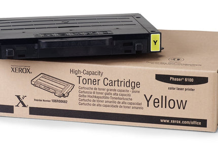 Original Xerox Toner Laser Amarillo 5.000 Paginas Phaser/6100