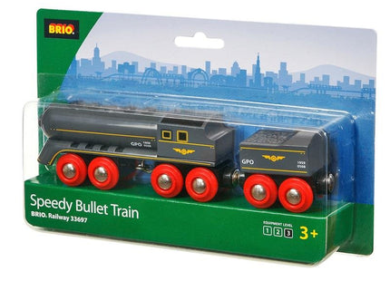 Brio World Black Ball Lightning Con Ténder, Vehículo De Juguete (Negro)