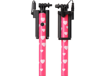 Palo Selfie Ultron Hot Shot Corazón Rosa Blanco