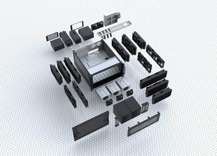 Silverstone Sst-Rm600, Carcasa De Rack Negra, 6 Unidades De Altura Sst-Rm600