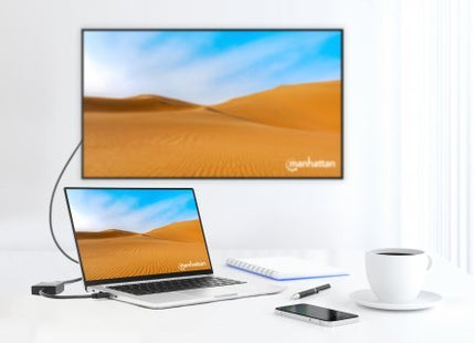 EAN 0766623153690 - Manhattan 153690 base para portátil y replicador de puertos Alámbrico USB 3.2 Gen 1 (3.1 Gen 1) Type-A Ne imagen 6