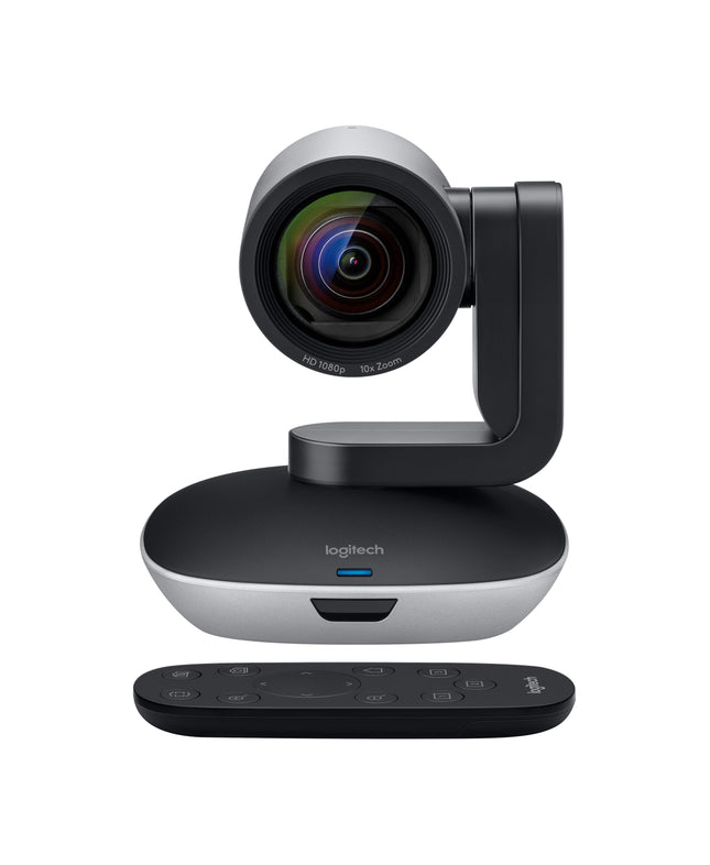 Webcam Logitech Ptz Pro2 Negra / Plata 1080p / 30fps / Panoramica / Mando A Distncia / Usb 960-001186