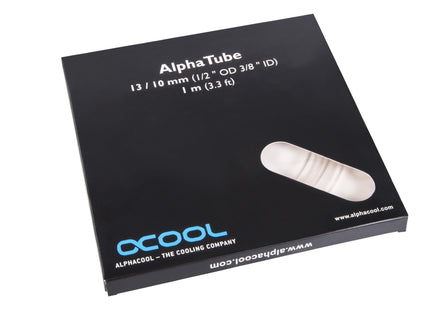 Alphacool Alphatube Hf 13/10 (3/8 "Id) - Tubo Ultra Claro De 1 M 17494