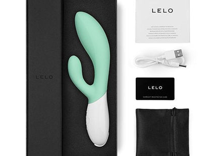 Lelo - Ina 3 Verde Vibrador Rabbit Lujo Verde Agua