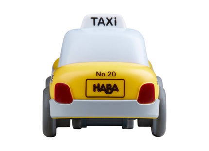 Haba Kullerbü - Taxi, Vehículo De Juguete Antracita/Blanco (Mate) 1306677001