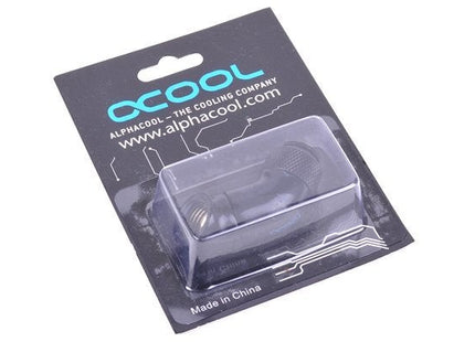 Adaptador De Ángulo Alphacool Hf Doble 45° Dr, Conexión Negro 17060
