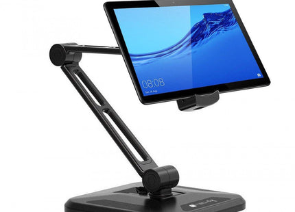 Techly 026371 Desk Wall Support Arm For Tablet And Ipad 4.7-12.9 Full-Motion Black