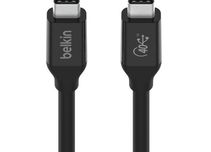Cable Belkin Inz001bt0.8mbk Usb4 Usb-C Usb-C Pd 100w  40gbps 0.80m
